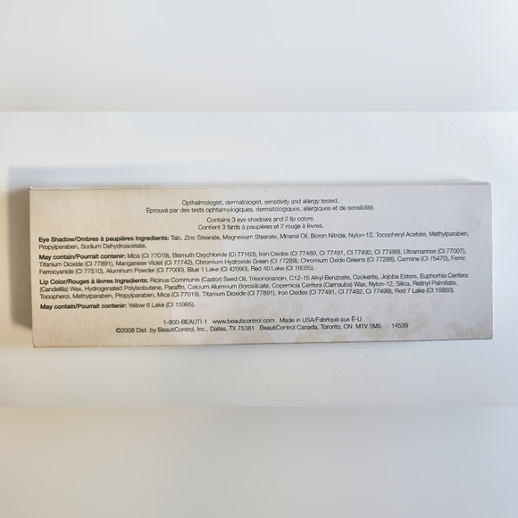 BeautiControl Blissful Collection "Serenity" Eye Shadow Lip Colour Kit - Picture 8 of 10